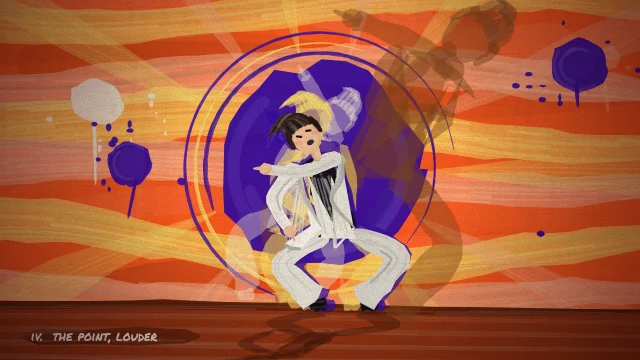The Night Fever, a dance in paint